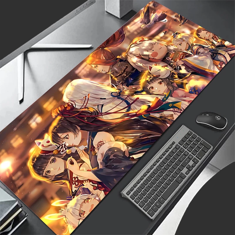 Mousepad Pattern Game Pad Rubber Cool Mouse Pad O-onmyoji PC Accessories Desk Mat Non Slip Table Mat Gamer Cabinet Keyboard Pad