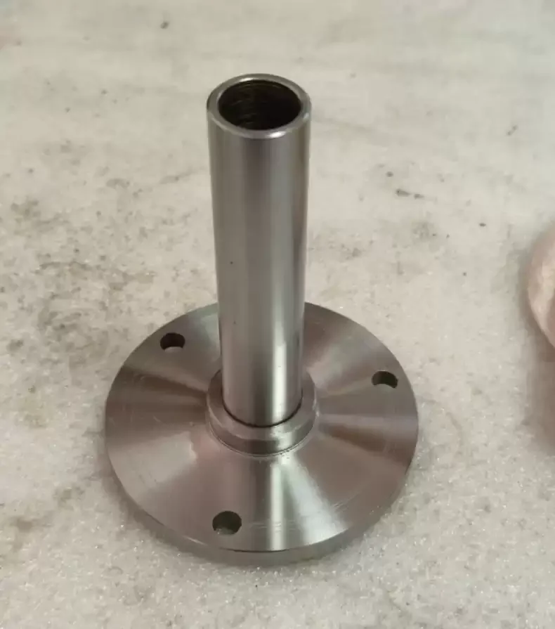 80/100 Chuck Connecting Rod Flange Accessory Through Hole Design For DIY Woodworking CNC Spindle Bead Lathe Machine