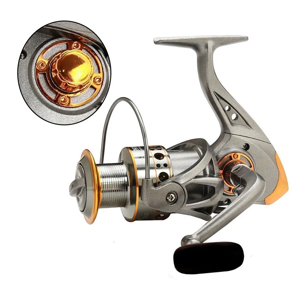 Surfcasting Reel with Aluminum Spool Full Metal Frame and 12KG Brake System Optimized for Large Fish and Strong Currents