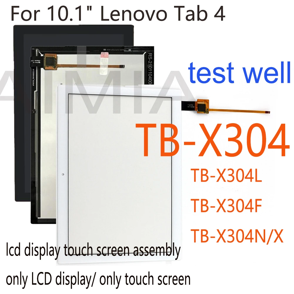 10.1’’ For Lenovo Tab 4 TB-X304L TB-X304F TB-X304N/X X304 LCD Display Matrix Module Touch Screen Panel Digitizer Assembly