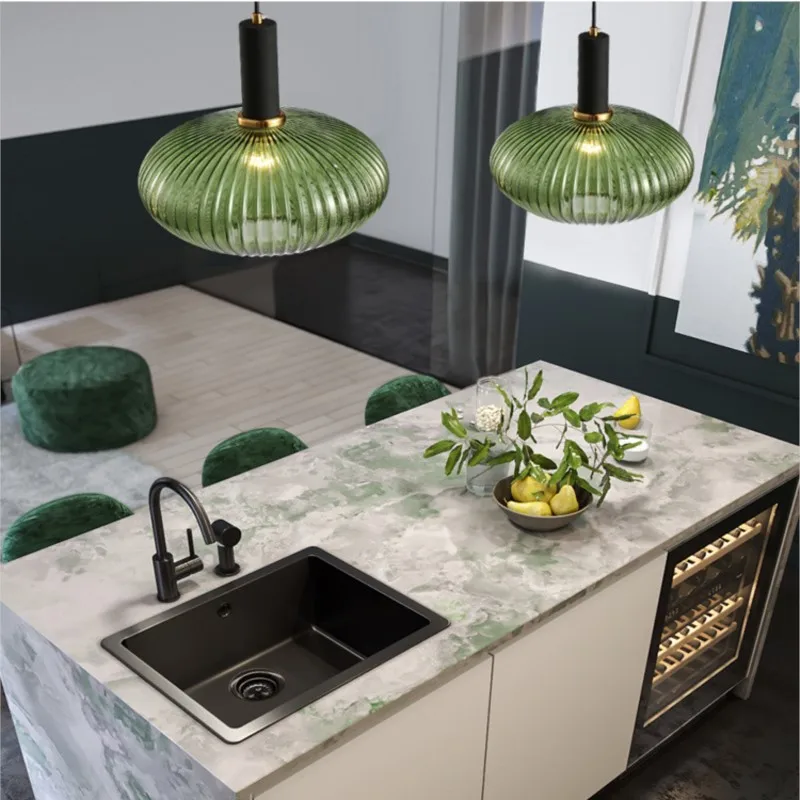 Modern Pendant Lights For Dining Room Bar Restaurant Deco Hanging Lamp Bedside Suspension Lighting(Without light source)