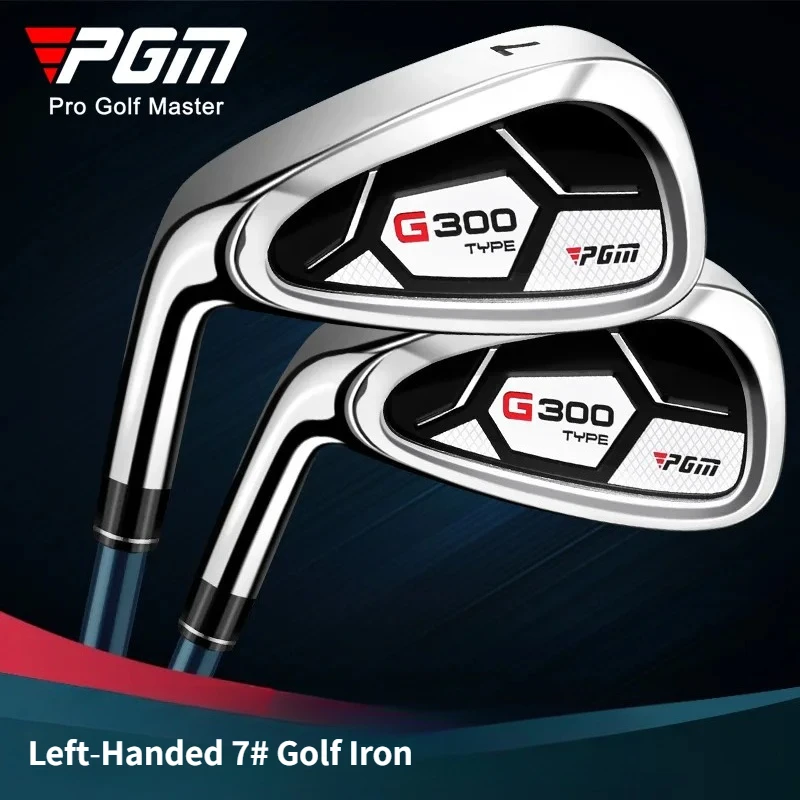 PGM Men Left Hand #7 Golf Iron Stainless Steel Club Head Single Golf Club For Male Beginners Indoor OutdoorSwingPracticeTraining