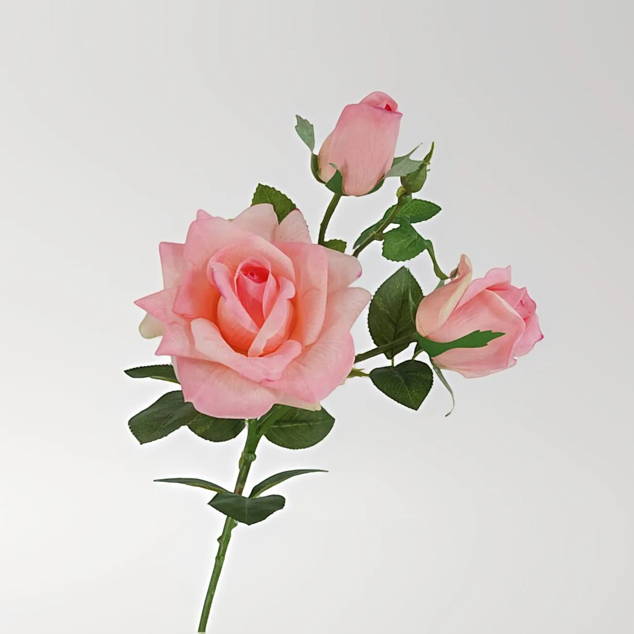 

3Pcs Latex Moisturizing 3-head Rose Real Touch Flowers Artificial Wedding Decor Rose Flower Arrangement Party Home Accessories