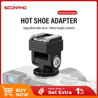 Soonpho C-N2 Hot Shoe Converter Flash Adapter PC Sync Port Kit For Nikon Flash To Canon Camera For Godox Mini Flash Im20/IM30