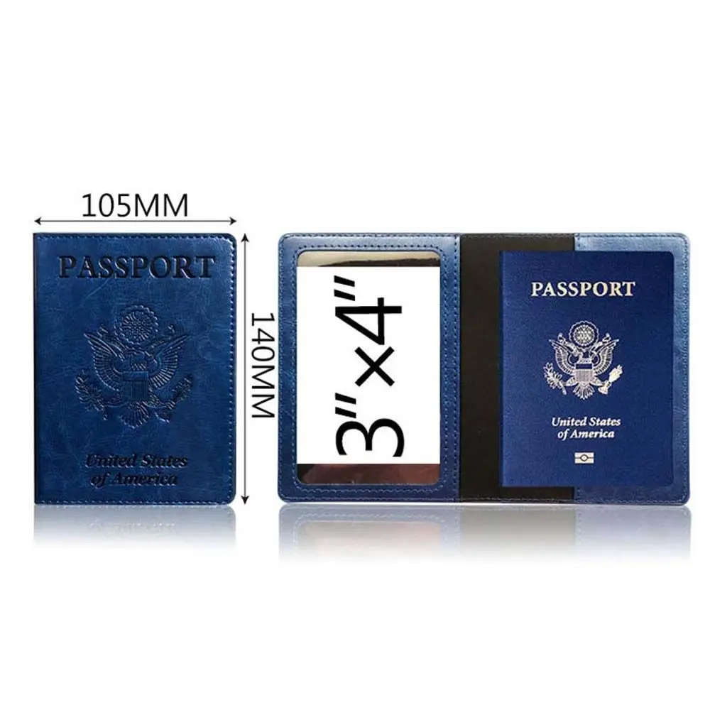 Passaporte Card Case, Passaporte Capa, Suporte de Proteção, Nome ID Endereço, Avião Check-in Cartão de Crédito, Viagem Acessórios