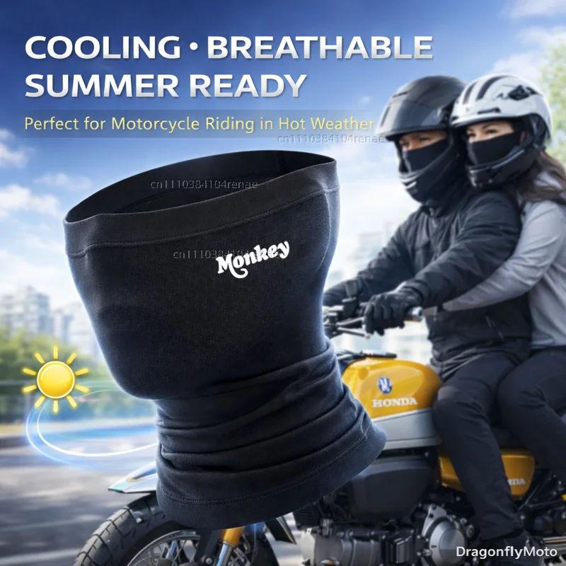 

For Honda Monkey Z-125 Z125 Z 125 Motorcycle Face Mask Summer Cooling Road Bicycle Balaclava Custom Logo