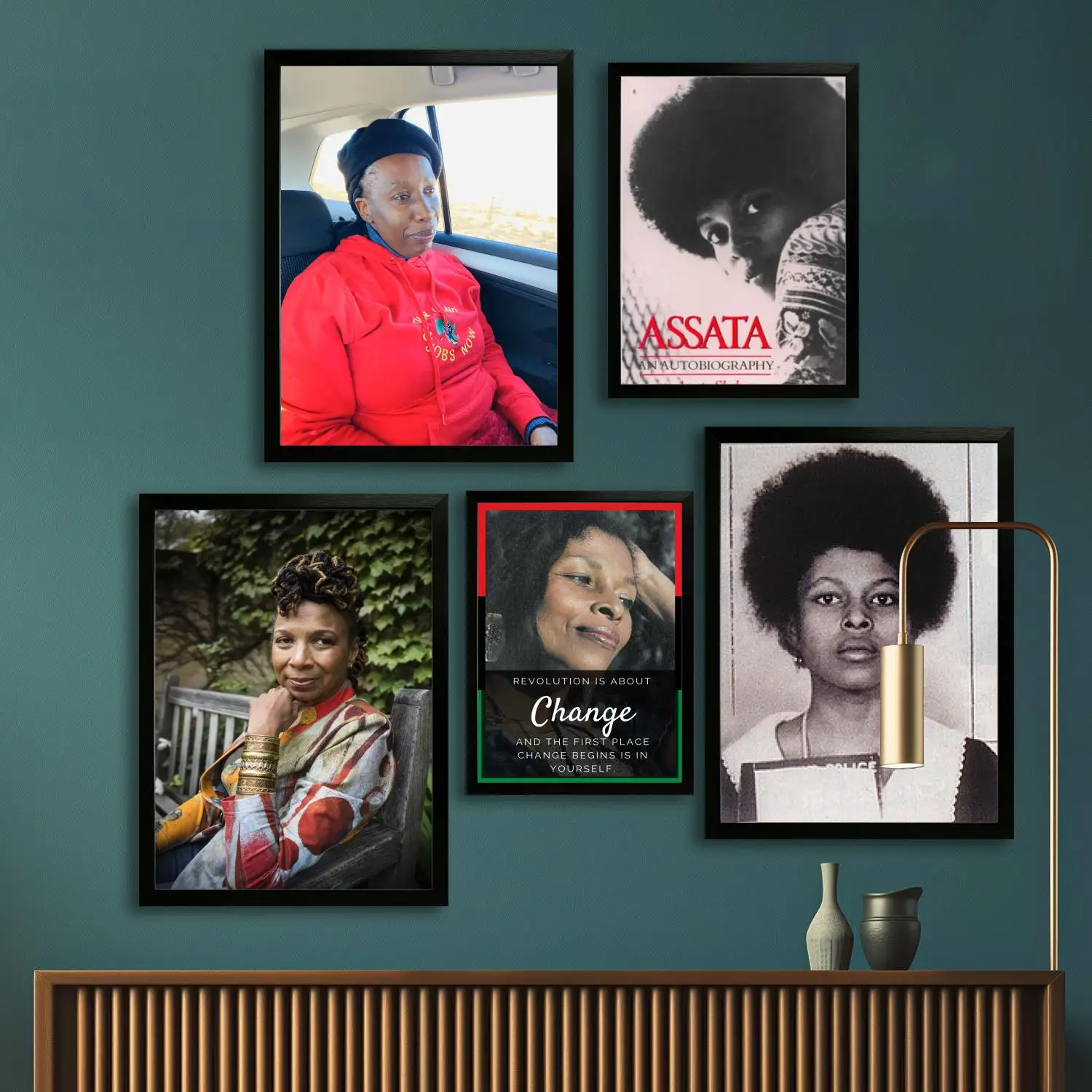 

Assata shakur Холст Художественный постер и настенное искусство, картина с принтом, современный семейный декор для спальни, постеры, декоративная живопись