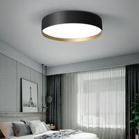 PNY High Quality Smart Home Triac 0-10V DALI Dimmable 30W 40W 50W 60W Living Room Bedroom Black White Modern LED Ceiling Lights