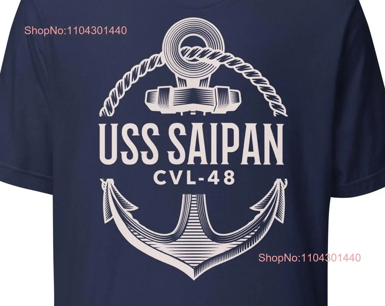 USS Saipan CVL 48 Aircraft Carrier Navy Veteran USN T Shirt long or short sleeves