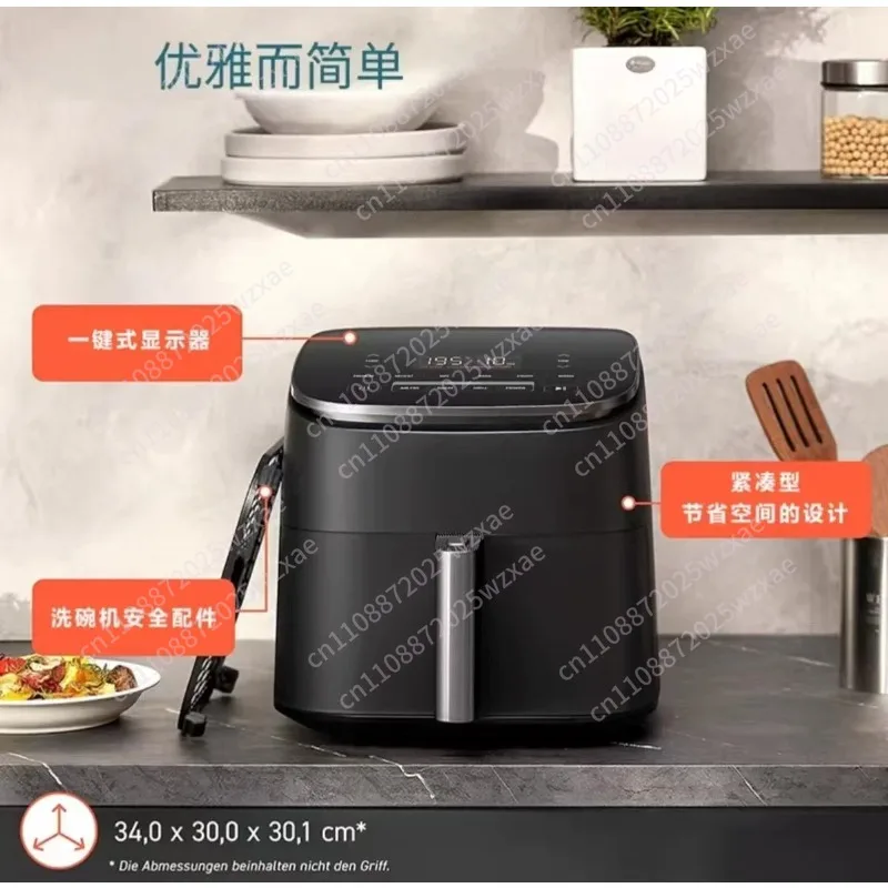 Intelligent air fryer 6L energy-saving and healthy 9 functions three-dimensional heating