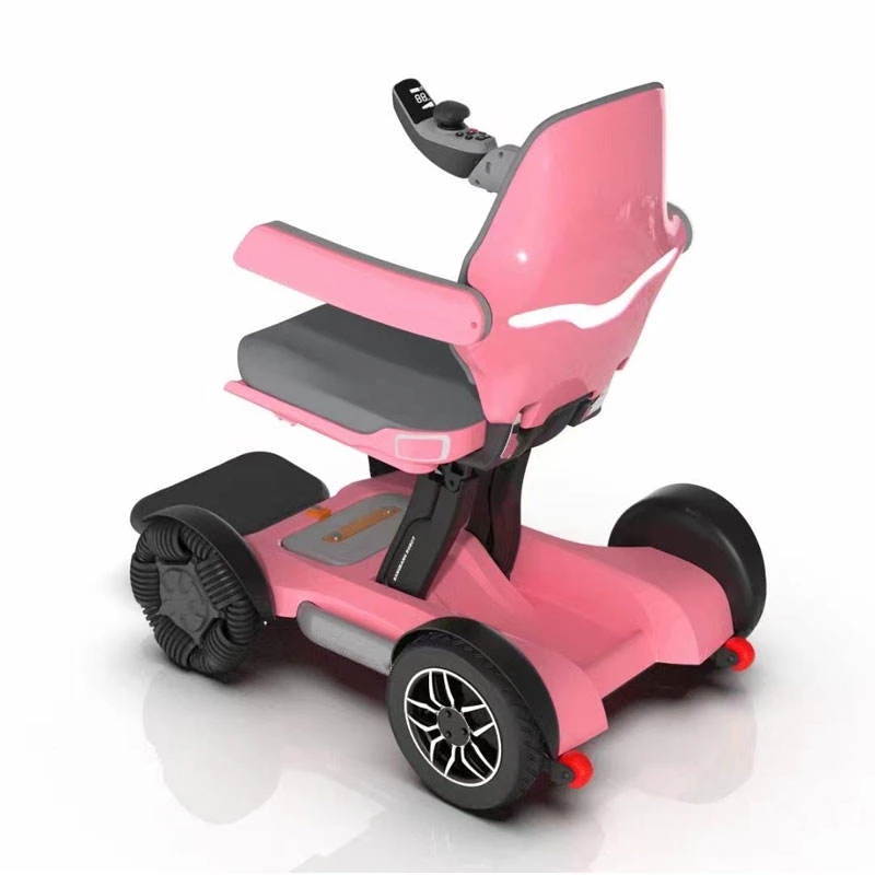 자동 접이식 전동 스쿠터 스마트 로봇 조이스틱 장애인 친화적 및 노인용 리모컨