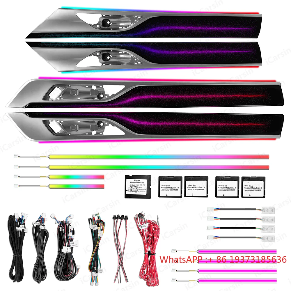Icarsin 64 Colors Dynamic Ambient Light for BMW G12 7 Series 2016-2022 Long Wheelbase 750Li M760Li Interior Lighting Upgrade