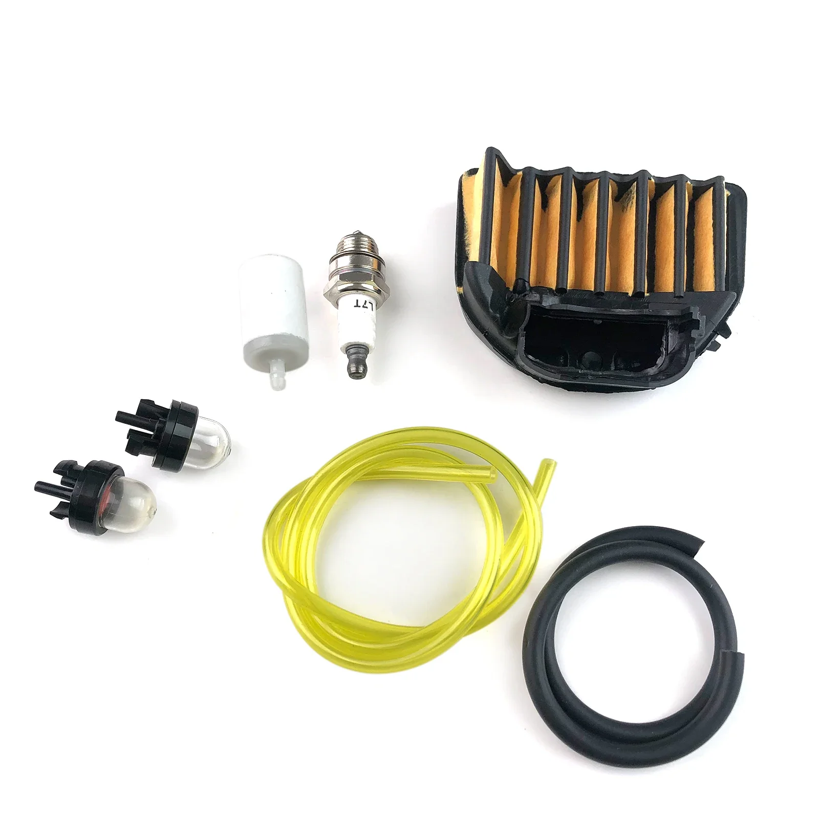 1set Air Fuel Filter Line Spark Plug Primer Bulb Kit for Husqvarna 455 455E 460 455 460 Rancher Chainsaw #537 25 57-03 503443201