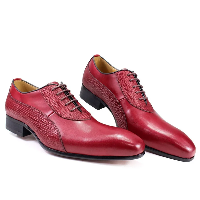 Fashion Genuine Leather Suede Large Business Casual Oxford Cowhide Handmade Men's Formal Anti Slip Male Shoes British Men's Shoe