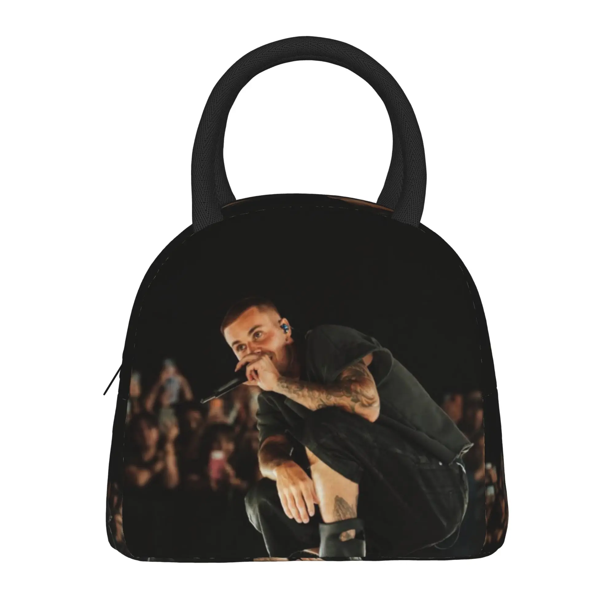 Justines Bieberchella Biebers Concert 2026 Product Insulated Lunch Bag For Work  Food Box Portable Cooler Thermal Lunch Boxes