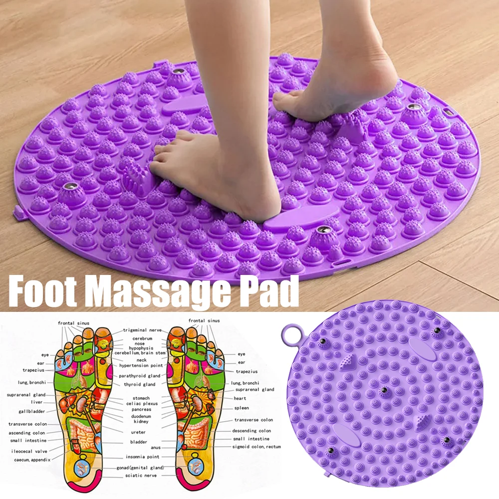 Magnetic Therapy Foot Massager Jogging Toe Pressure Board Shiatsu Acupressure Foot Mat Promotes Blood Circulation Fitness Yoga