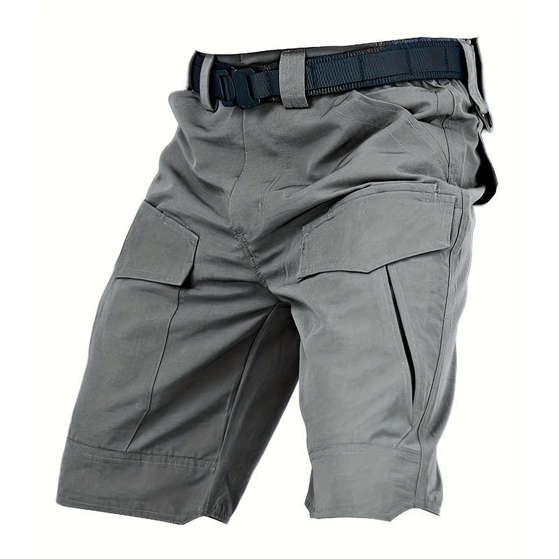 Men's shorts summer Tactical Cargo Shorts Quick Dry Man Trousers Wear-resistant Breathable Beach Shorts