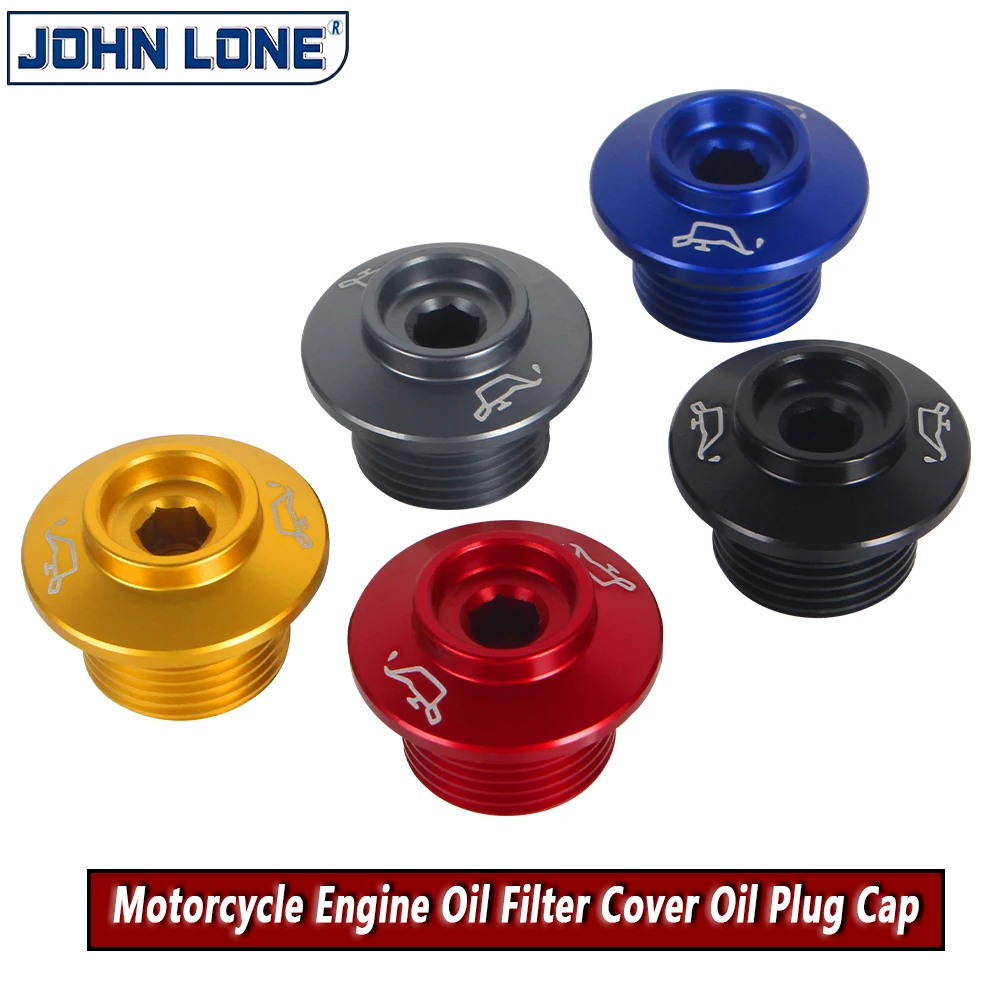 Tapón de llenado de aceite de aluminio CNC M20*1.5, tornillo de aceite para motor de motocicleta, accesorios para Suzuki B-KING DL1000 DL1000XT DR800 V-Strom