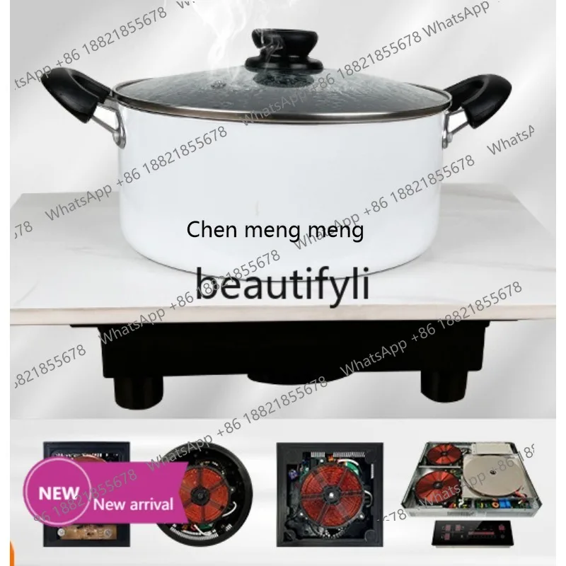 

x Induction Cooktop Concealed Installation Home and Commercial Use Multi-Burner Induction Cooker Microcrystalline Panelx