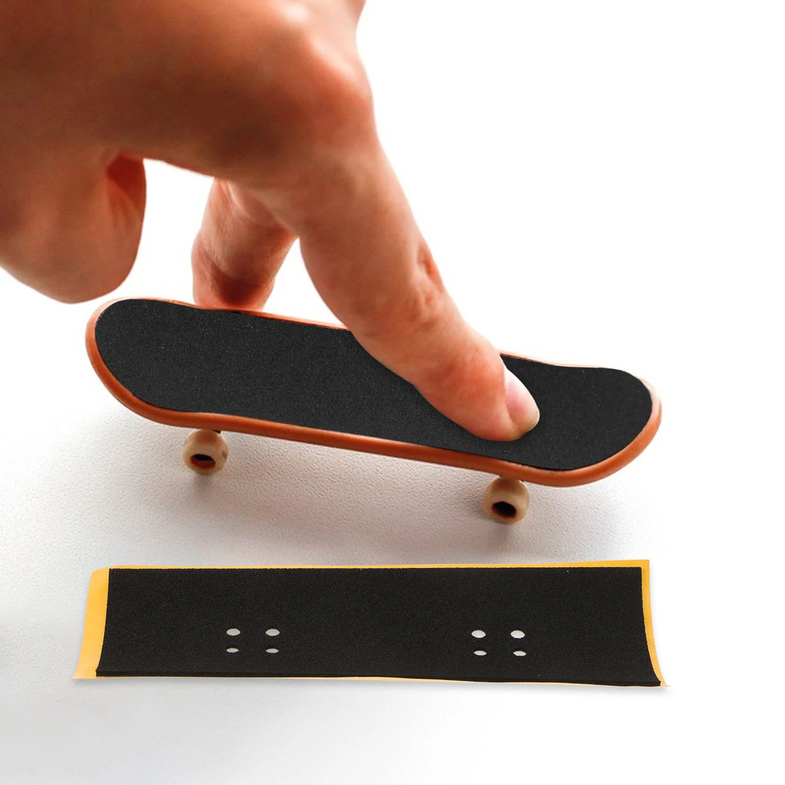 

12 Pcs Finger Skateboard Accessories Mini Boards Tape Grip for Fingerboards Skateboards Sticker Toys