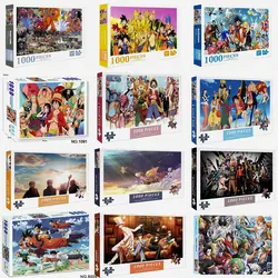 Anime giapponese Naruto whirlpool Naruto card form 1000 puzzle per adulti giocattoli puzzle per bambini, gioco antistress ad alta diversità