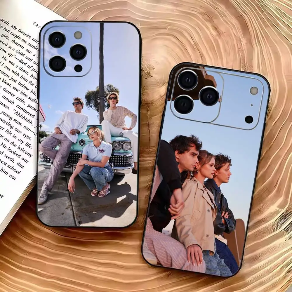 Funda para iPhone con Diseño de la Película L-Love Me Love Me C-Cuori Magnetici-i, para iPhone 12 13 14 15 16 17 Pro Max, Ligera, Suave, Negra