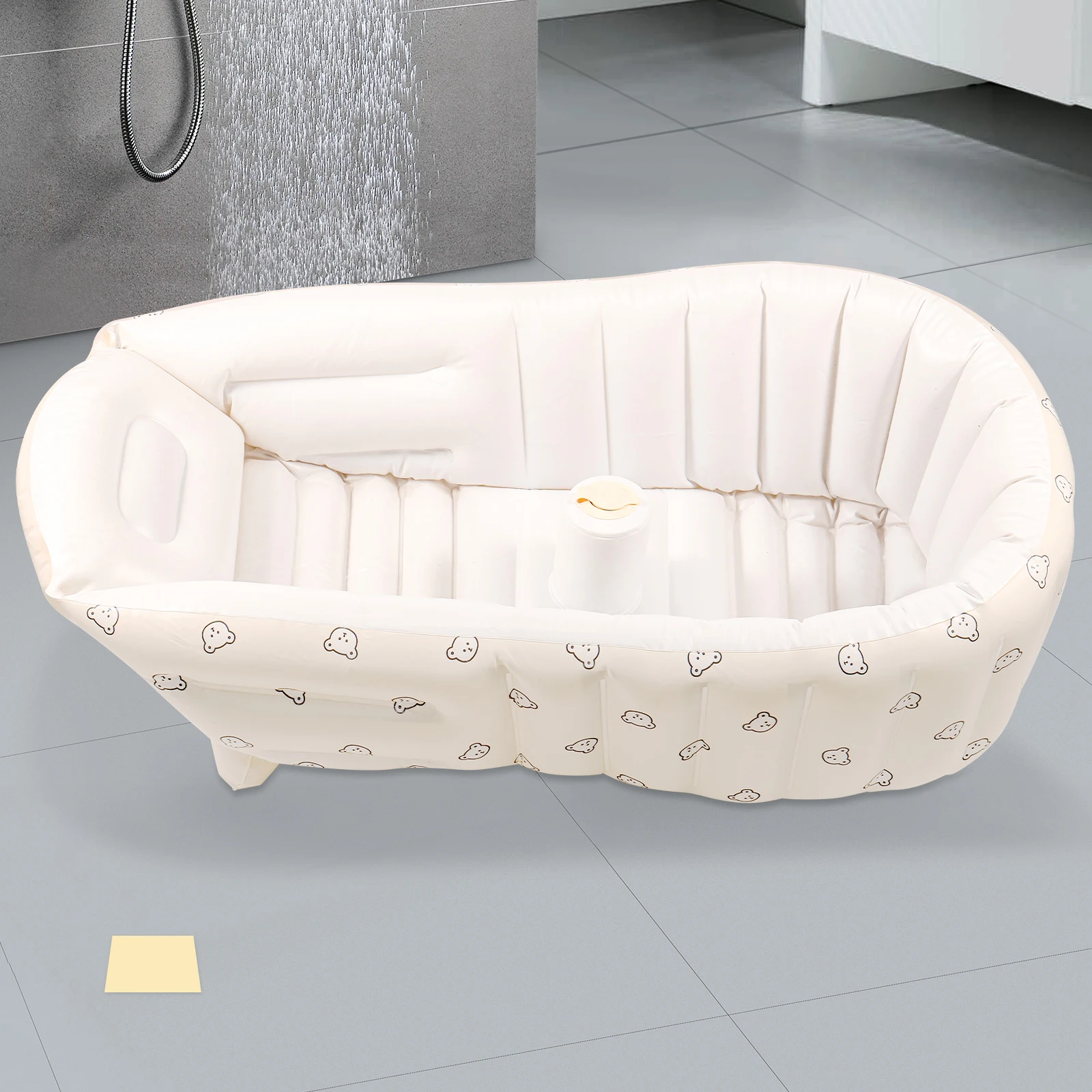 

Animal Baby Swimming Bathtub Inflatable Baby Bathtub Anti Slip Shower Basin Portable Infant Bath Tub Toddler Bathtub Swimming