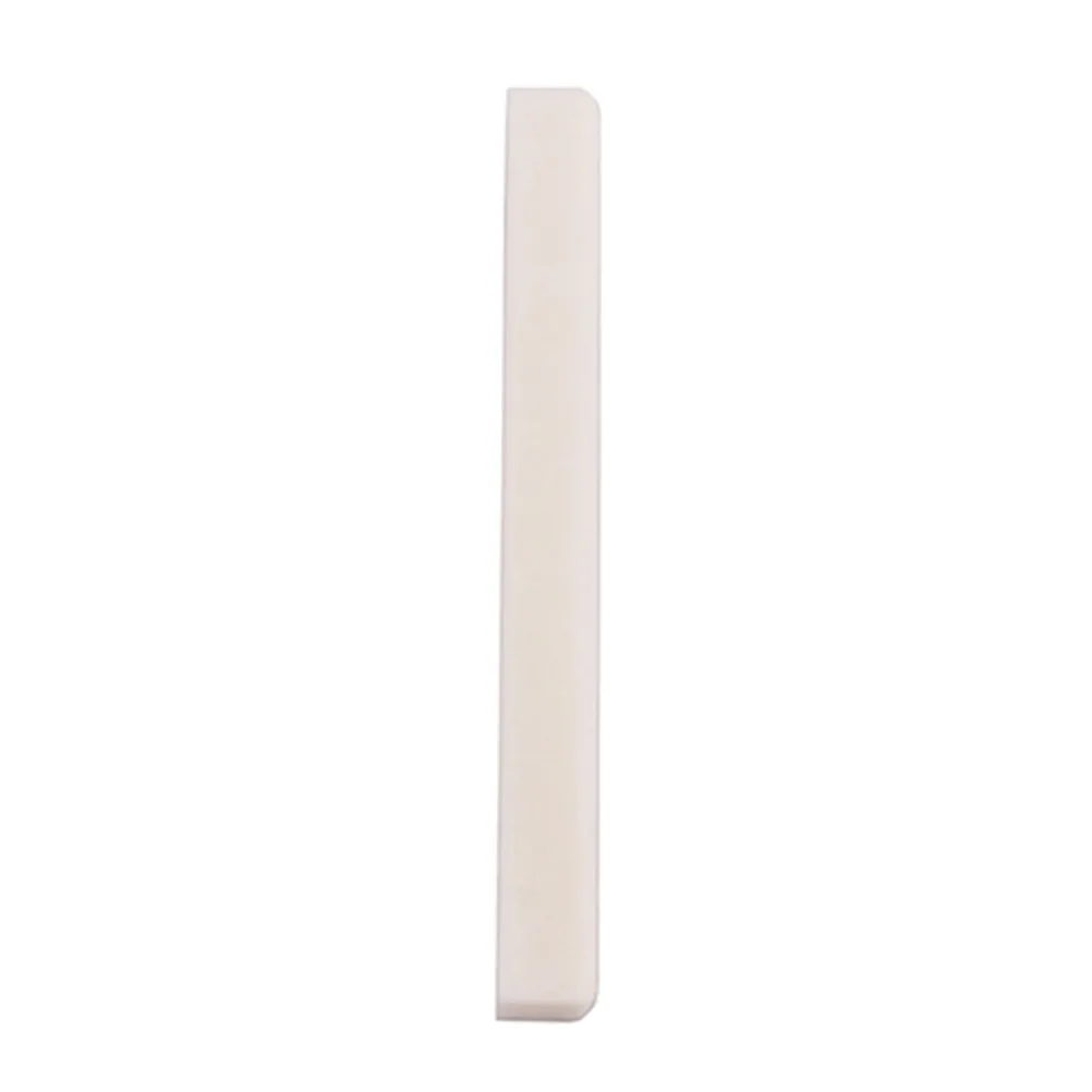 Natural Buffalo Bone Bridge Saddle for Acoustic Guitar Flat Shape Replacement Saddle Improves Resonance and Sustain Premium