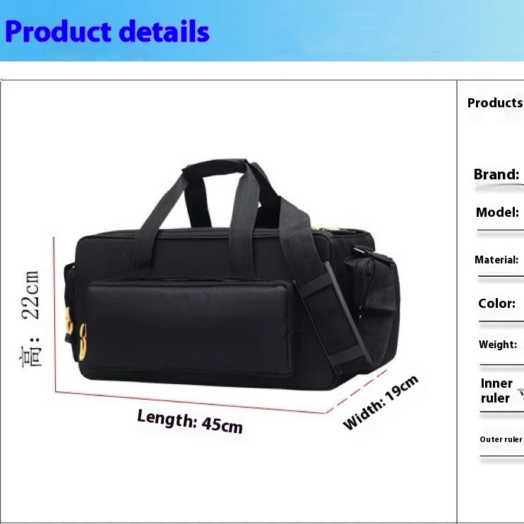 Camera Bag VCR Video Shoulder Camcorder DV Case Pouch For Sony Photo Reporter Large Professional Photographer Journalists Bag