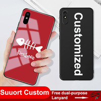 For Xiaomi Redmi 9A Glass Phone Case Redmi9A To Map Custom For Xiaomi Redmi 9 Protecitve Back Cover Redmi9 Custom-made DIY