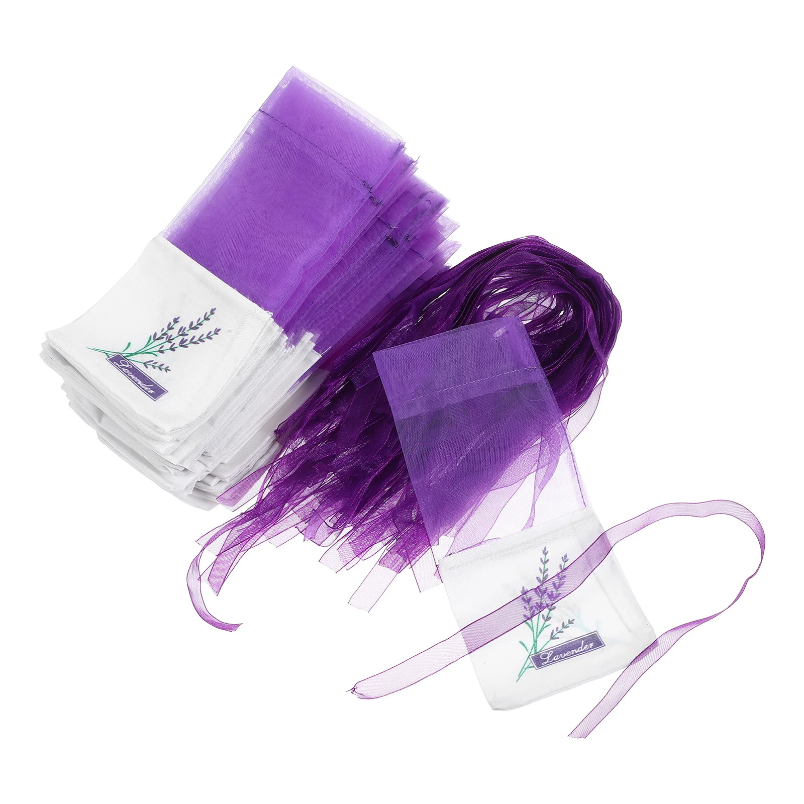 

60Pcs Small Sachet Bags Lavender Pouches Reusable Fragrance Holders for Closet Storage Dried Herbs Rose Petals Essential Oil