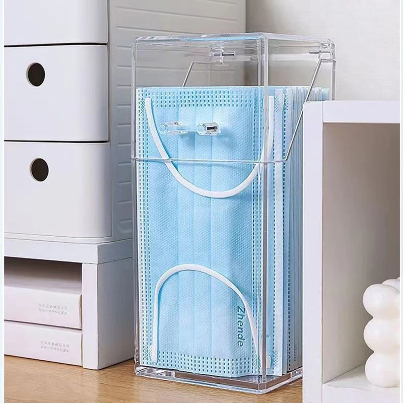 S/L Mask Storage Box Wet Tissue Box Baby Wipes Dispenser Holder Household Dust-proof Tissue Box With Lid Kitchen Seal Design