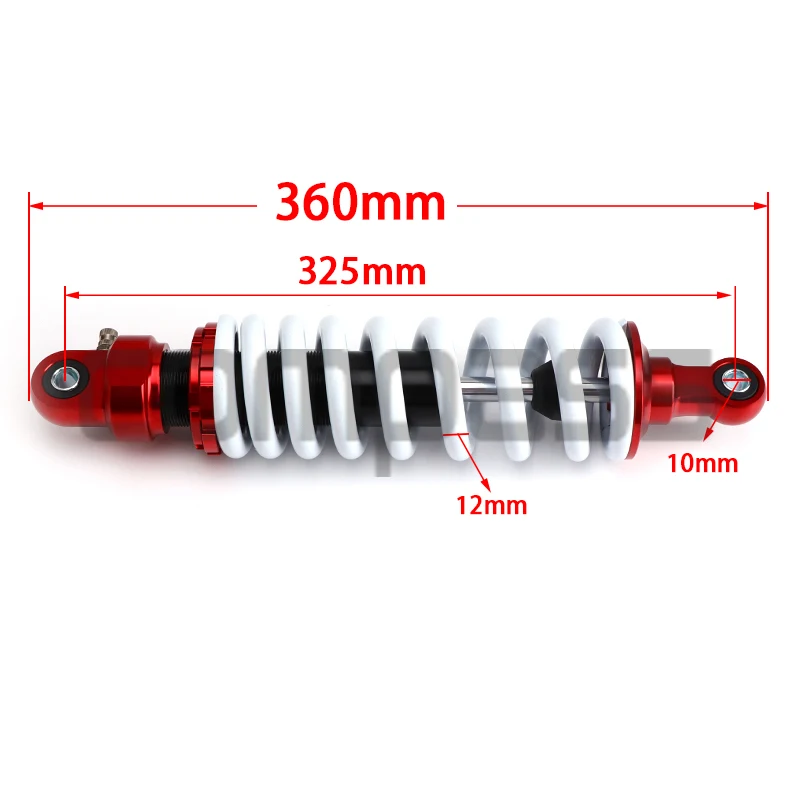 325mm Motorcycle Rear Shock 315 Absorber Damping Adjustable Dirt Pit Bike After The Shock for BSE T8 Kayo CRF KLX YZF