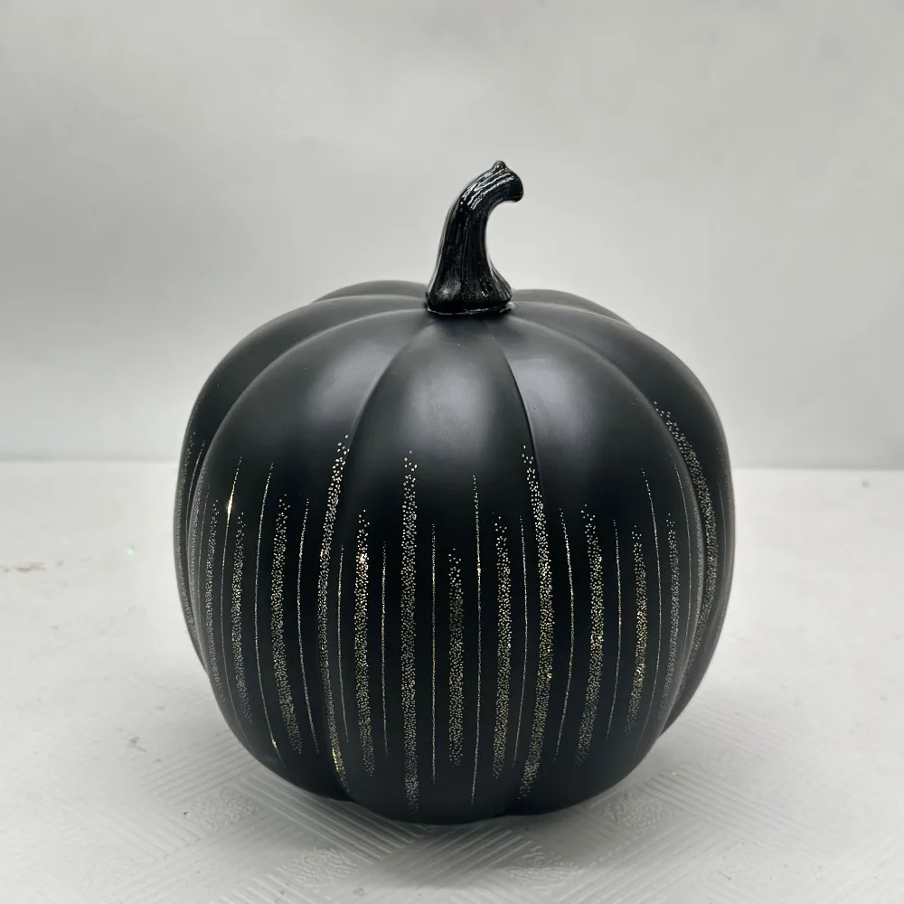 調光可能なきらきらライトカボチャタイマー点灯スパークリングledライトカボチャガラス素材カボチャライトデコレーション
