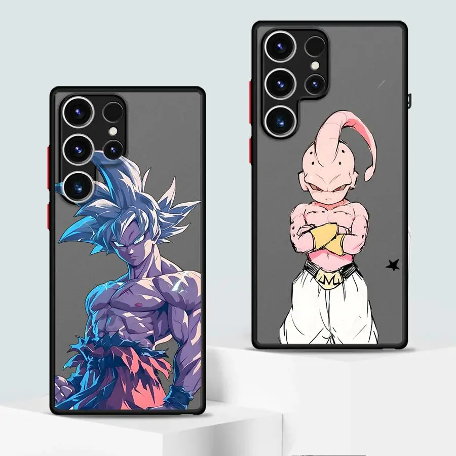 Dragon Ball Goku Buu Funda Back Phone Cover Case for Samsung Galaxy S23 FE S21 S22 Note 20 Ultra 10+ S24 Plus S25+ S24+ S23+ S20