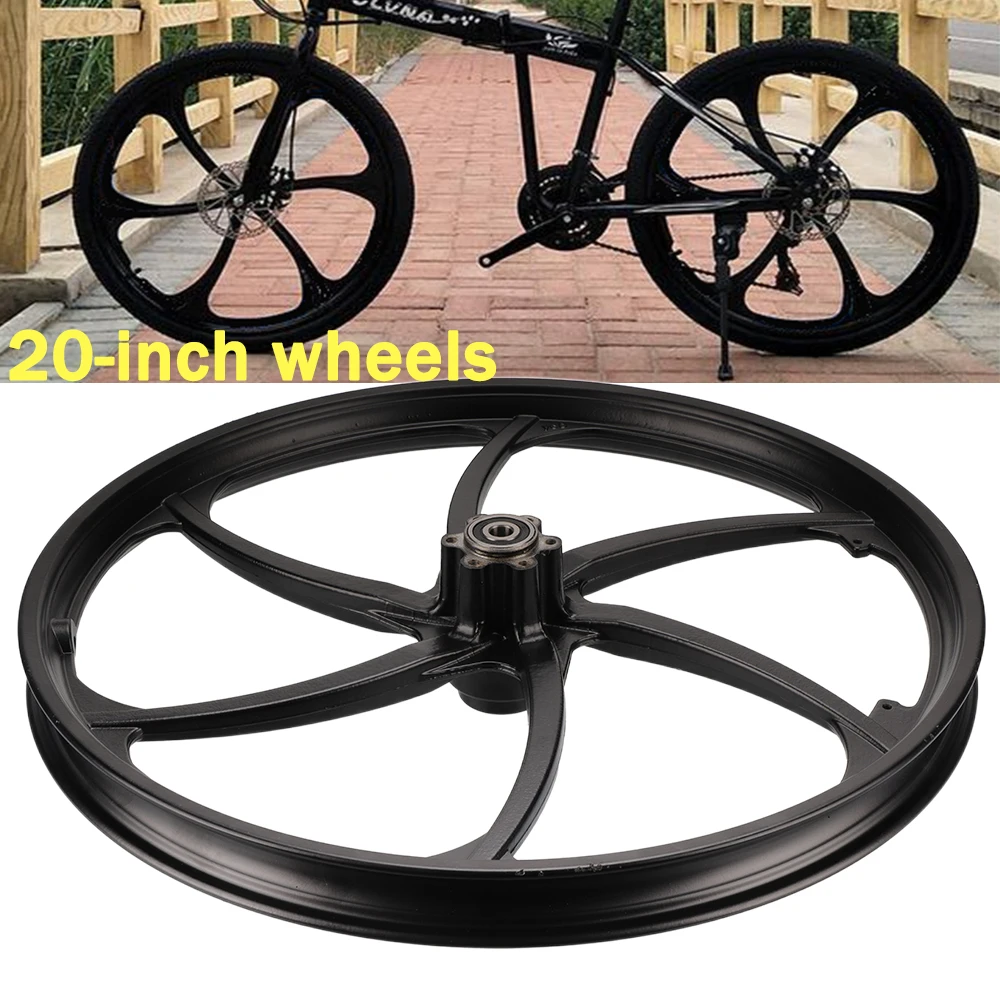 20 Inch Wheel Hub Aluminum Alloy Disc Brakes Front Rim for Electric Bicycles Dirt Pit Bike Mountain Bike Folding Bike Parts