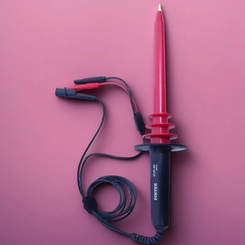 1000:1 High Voltage Probe AC DC HV Test Pen Probe with Alligator Clip for Multimeter High Voltage Tester