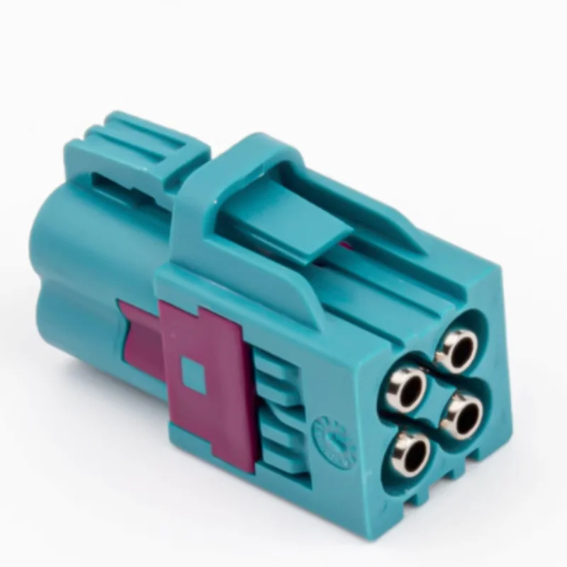 1 peça conector de carro mini fakra fêmea 4 em 1 tipo z água azul reto feminino bluetooth gps uso de carro adaptador de conector automotivo
