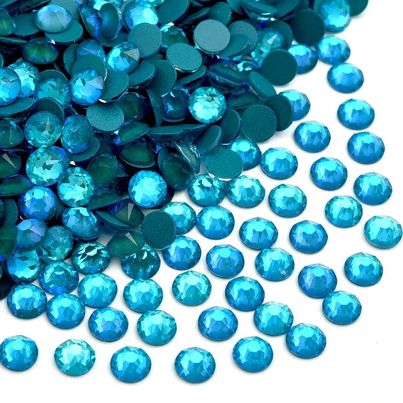 Billow Großhandel 2088 Glitzer-Saphirglas, 16 Schnitte, nicht Hotfix-Strasssteine, zum Aufkleben, für DIY-Nagelkunst-Dekorationen – Detail 14
