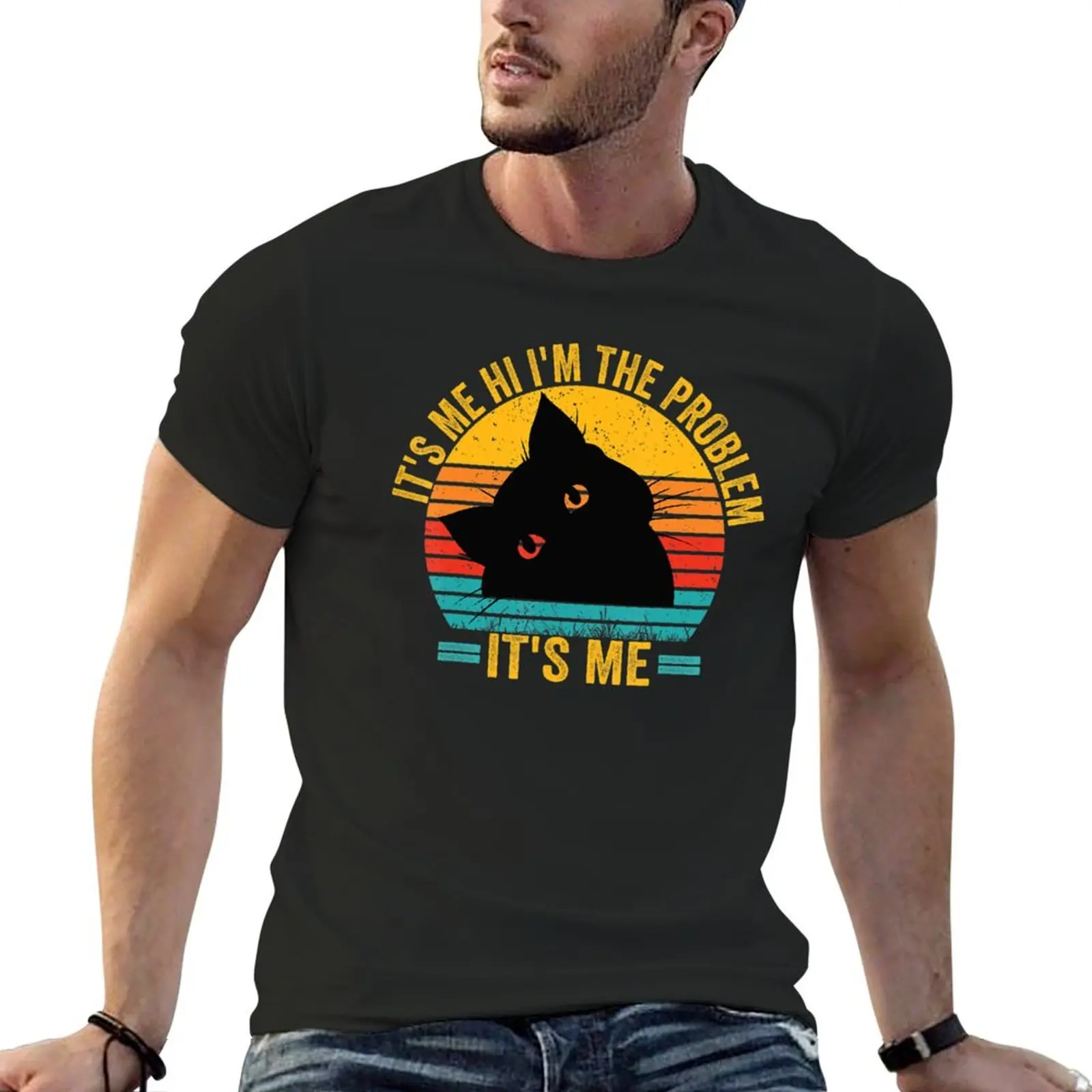 

Its Me Hi Im The Problem T-Shirt Short sleeve tee for a boy blacks oversized t shirt men