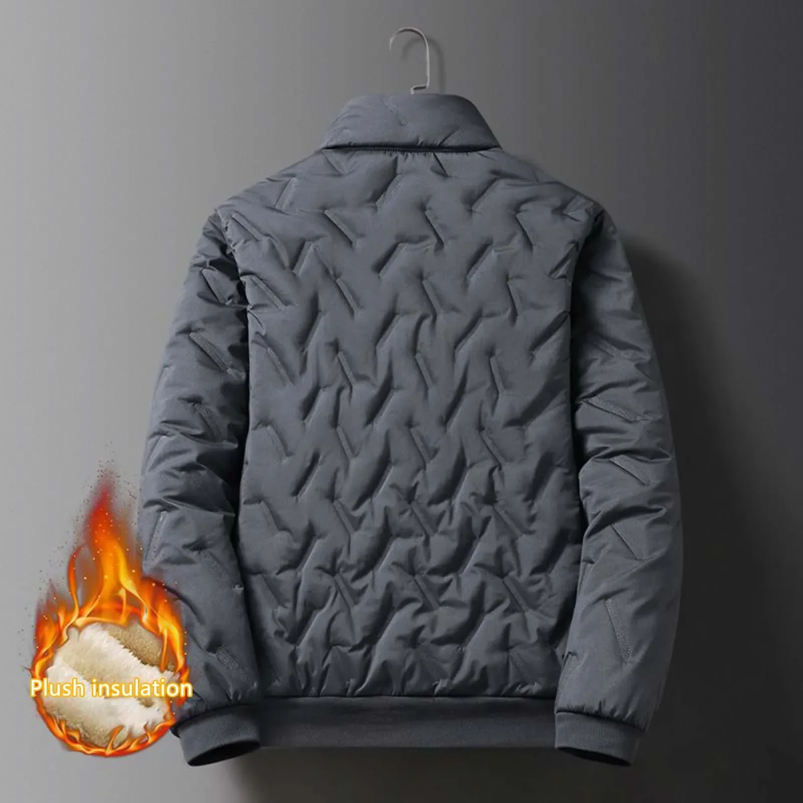 Winter Warm Fleece Jacket Men 2024 Autumn Thicken Fleece Jackets Windproof Snow Coats Men Outerwear Warm Bomber Jacket for Men