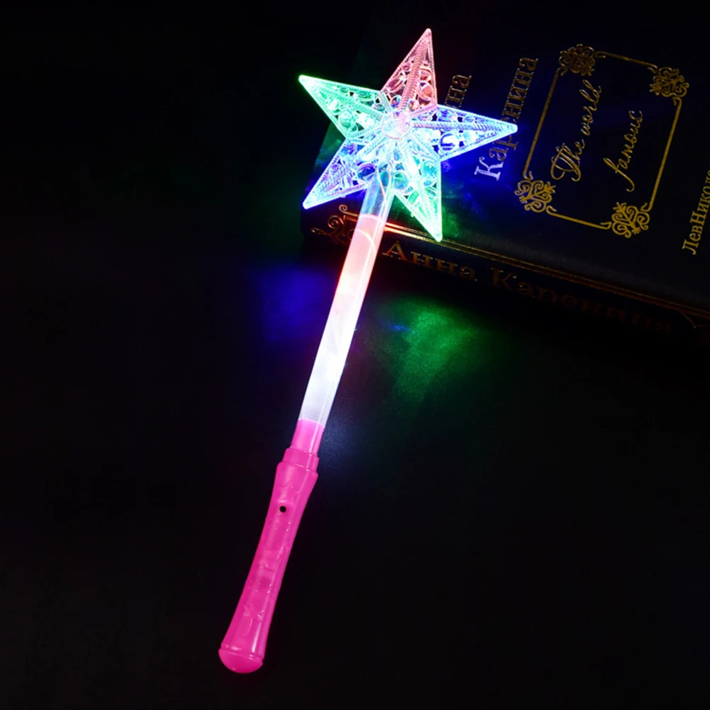 

12pcs Funny Luminous Wand Light Up Star Wand Glow Wand Interesting s Party Supplies for (Random Color)