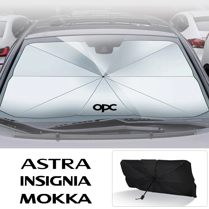 Auto Sonnenschutz Windschutzscheibe Sonnenschutz für Opel OPC Astra JHGK Insignia Corsa DBE Mokka Vectra Sonnenschutz Zubehör