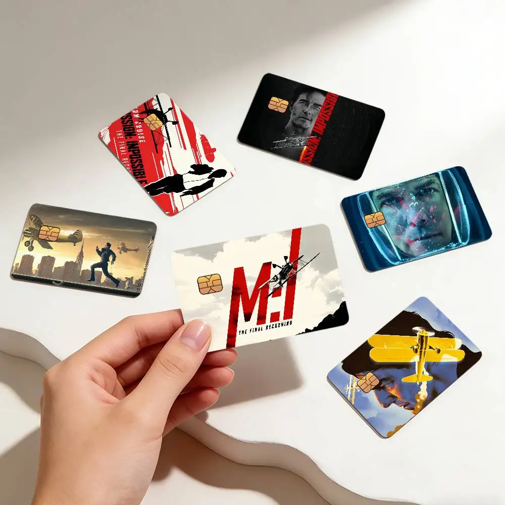 movie M-Mission I-Impossible The Final Reckoning Credit Card Skin Sticker Cover Decal Wrap Debit Card Stickers Durable Removable