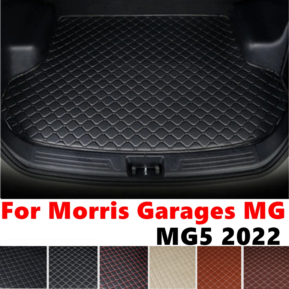 Car trunk mat for Morris Garages MG MG5 2022 Rear Cargo Liner Protect Cover Interior Auto Accessories Tail Boot Tray luggage Pad