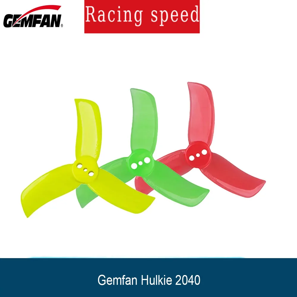 4Pairs Gemfan Hulkie 2040 Mini CW CCW Propeller 3 Blade For Mini RC Multirotor FPV Racing Props