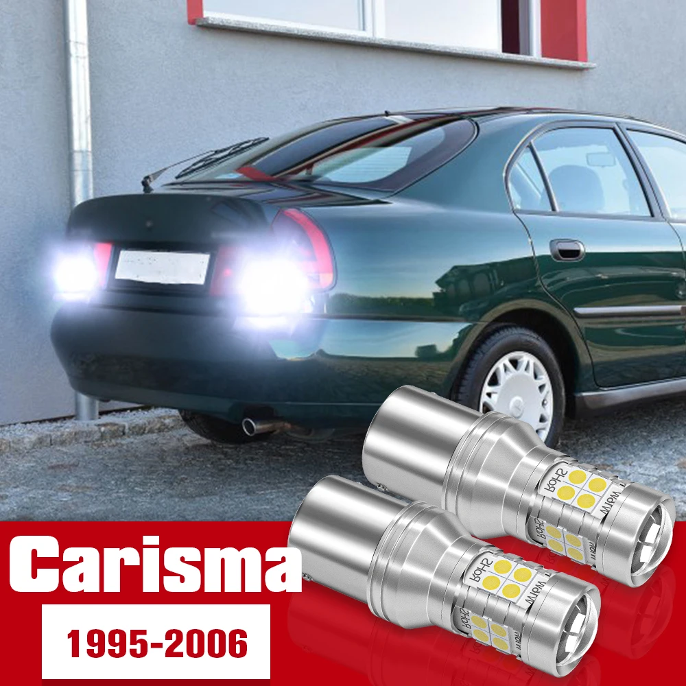 หลอดโคมไฟไฟ LED 2ชิ้นอุปกรณ์เสริมสำหรับ Mitsubishi carisma 1995-2006 1996 1997 1998 1999 2000 2001 2002 2003 2005 2004