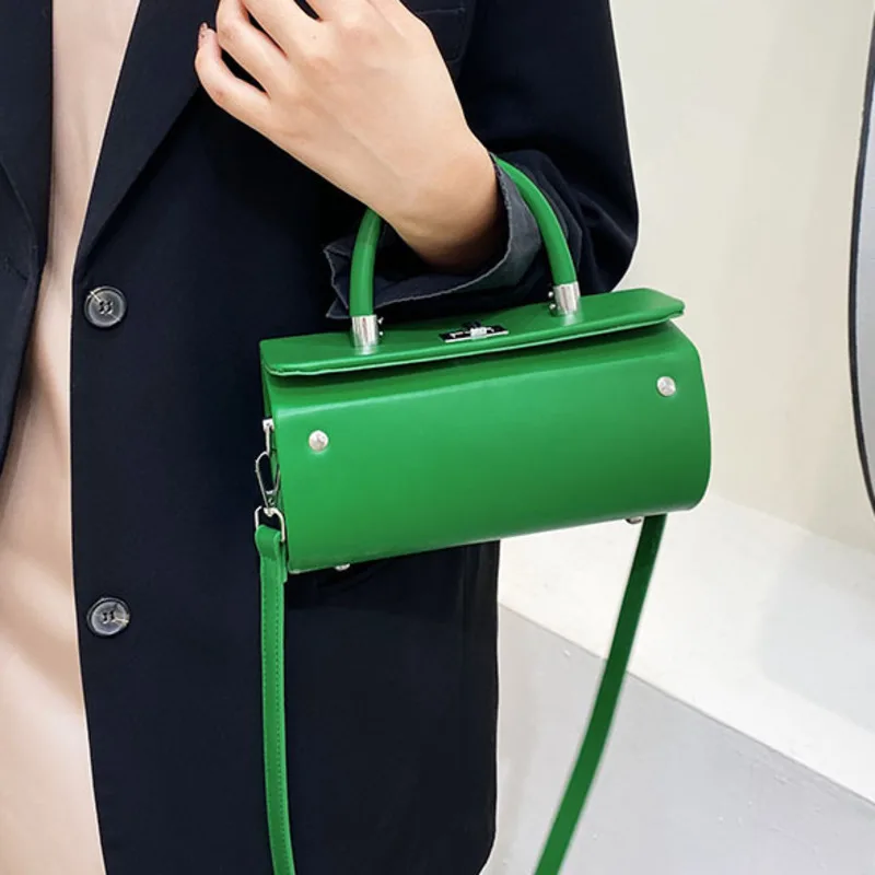 Messenger Bag Handbags For Women Textured Handheld Shoulder Crossbody High Quality Casual Luxury Multicolored Female  Versatile