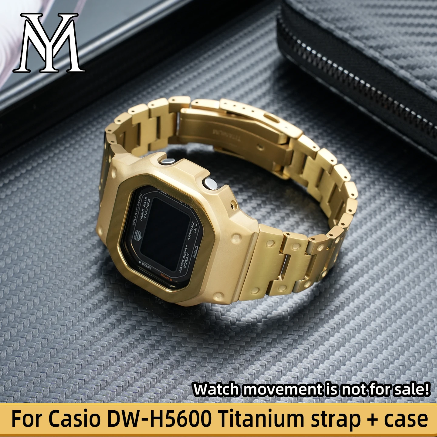 

For Casio G-SHOCK dw-h5600 titanium watchband, DW-H5600 modified with titanium case, men's watch accessories 18mm