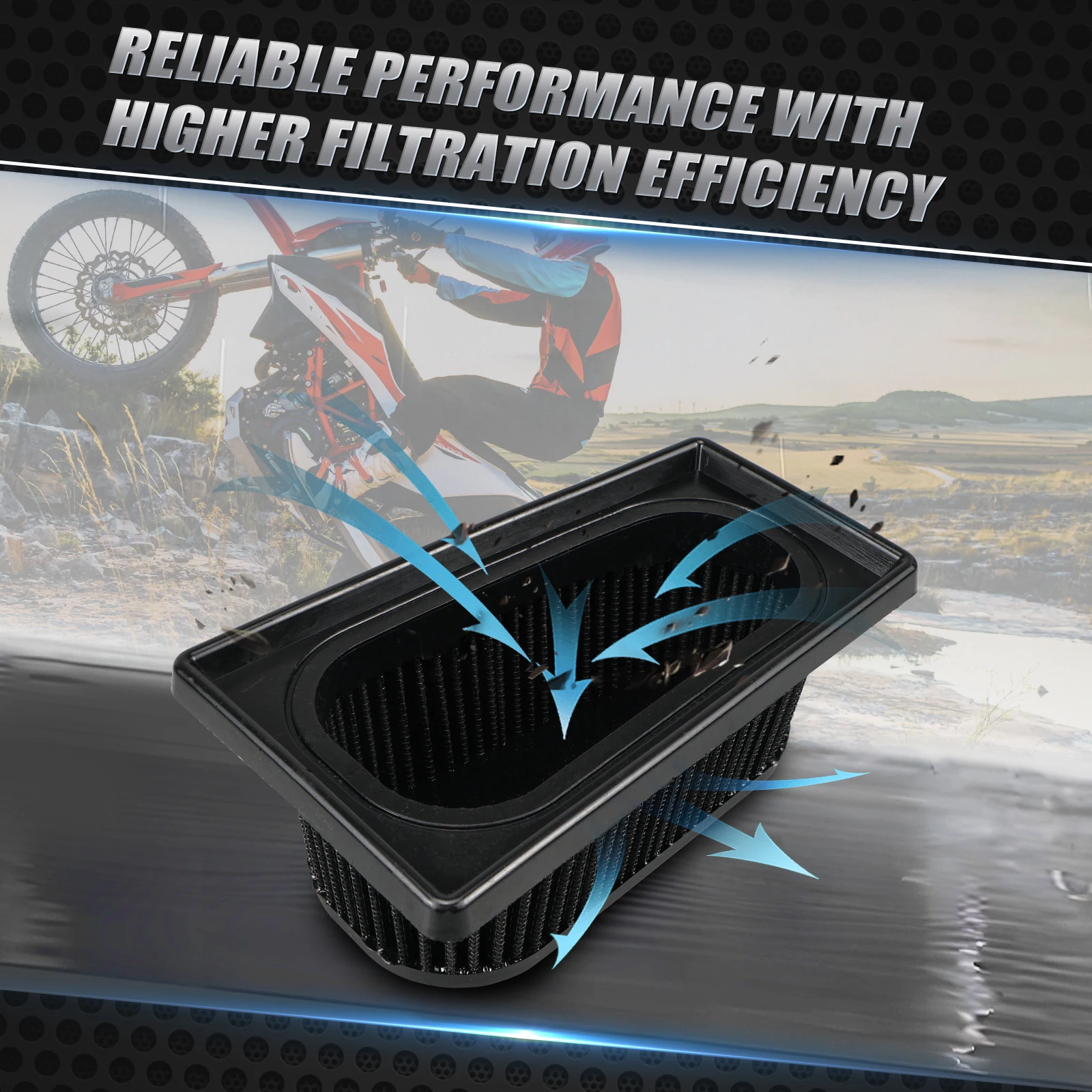 Für KTM 690 Enduro R 690 SMC/R Rally 2008-2025 Hochleistungs-Luftfilterkastenabdeckung GasGas 700 SM/ES Husqvarna 701 ES SM 2016-2025 – Detail 22